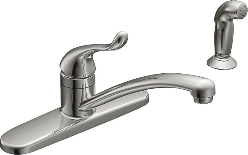 Adler 1-handle Chrome Kitchen Faucet With Side Spray And Hydrolock Technology