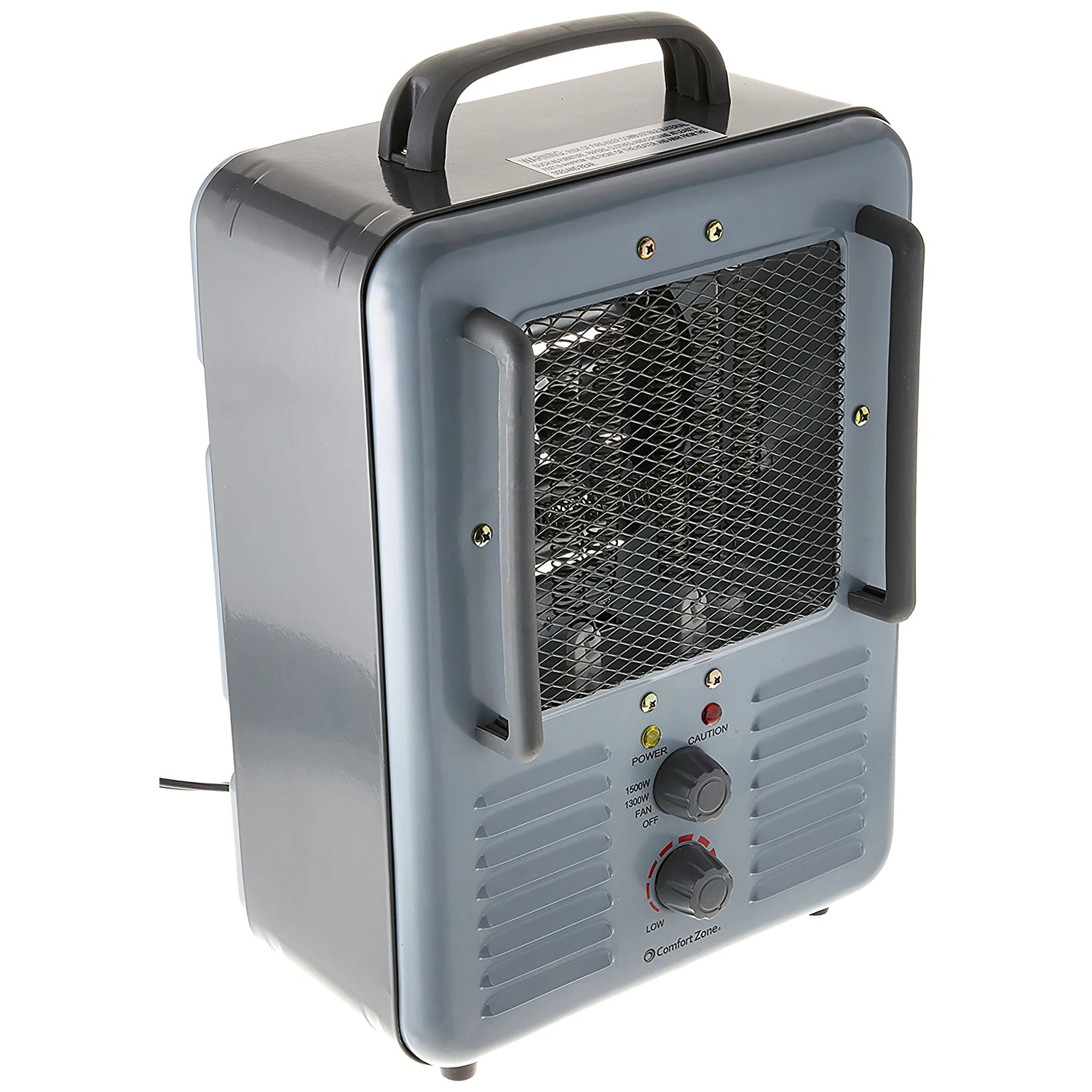 Milk House Utility Heater in Metal Grey Finish