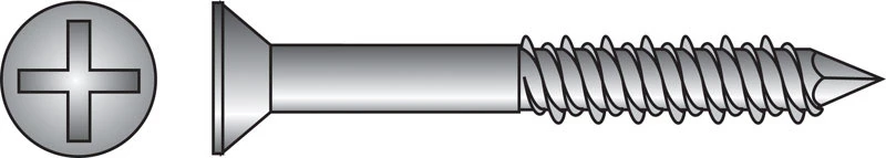 Hillman 3/16 In. x 2-1/4 In. Flat Concrete Screw Anchor (100 Ct.)