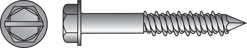 Hillman 1/4 In. x 3-1/4 In. Hex Washer Tapper Concrete Screw Anchor (100 Ct.)