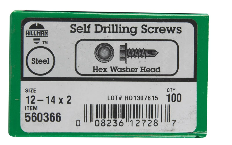 HEX SELF DRILL 12-14X2