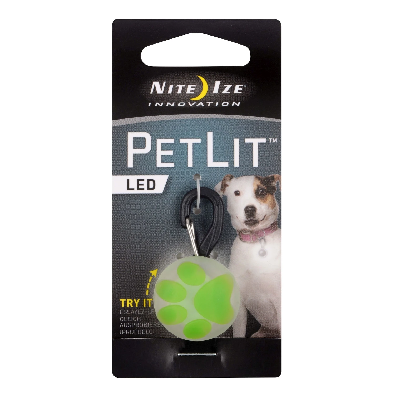 Petlit Green Plastic Led Collar Light For Pets - Model Pcl02-03-17pa