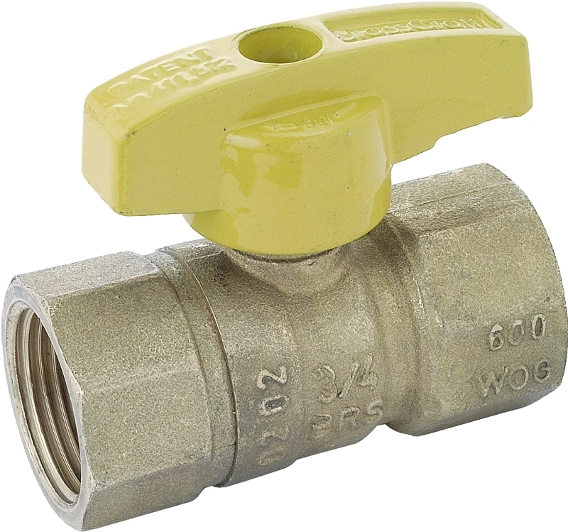 3/4 In. Fip Gas Ball Valve - Italian-made, Durable Brass Construction