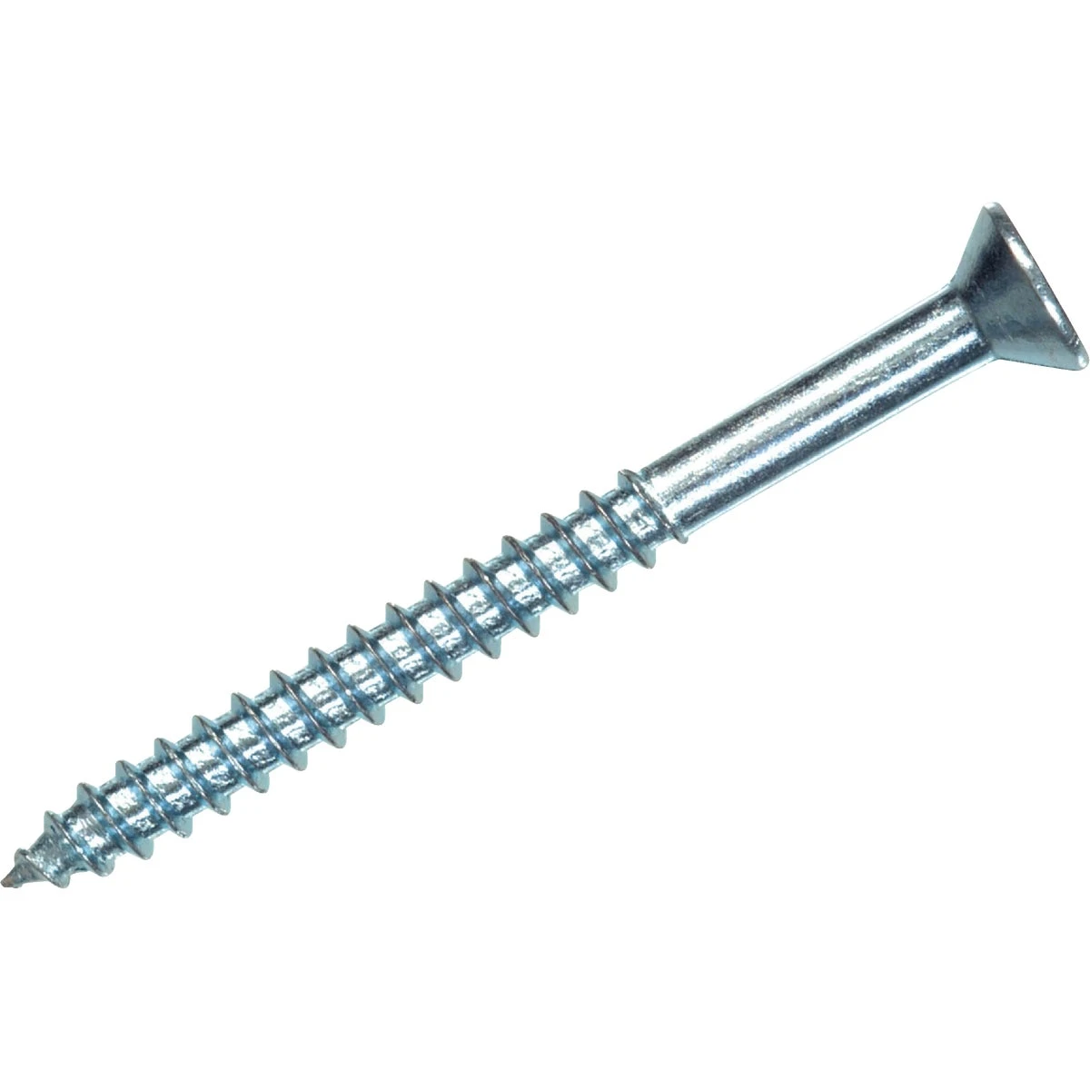 #4 X 1/2 In. Flat Head Phillips Zinc Wood Screws 100 Pk - Model 40003