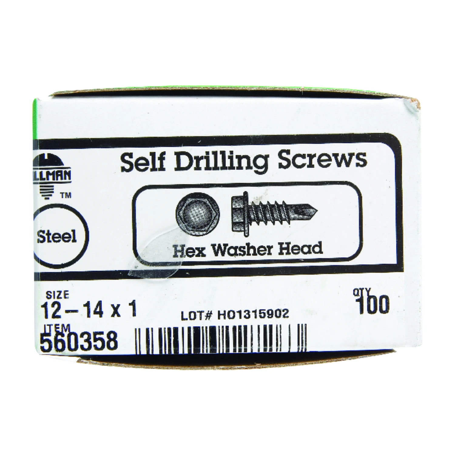 HEX SELF DRILL 12-14X1