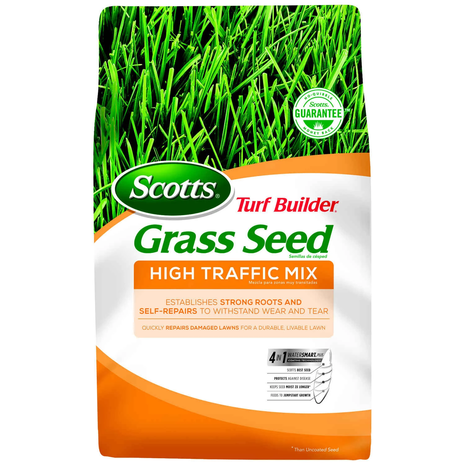 Turf Builder High Traffic Mix Sun/shade Grass Seed 3 Lb - Model 18354