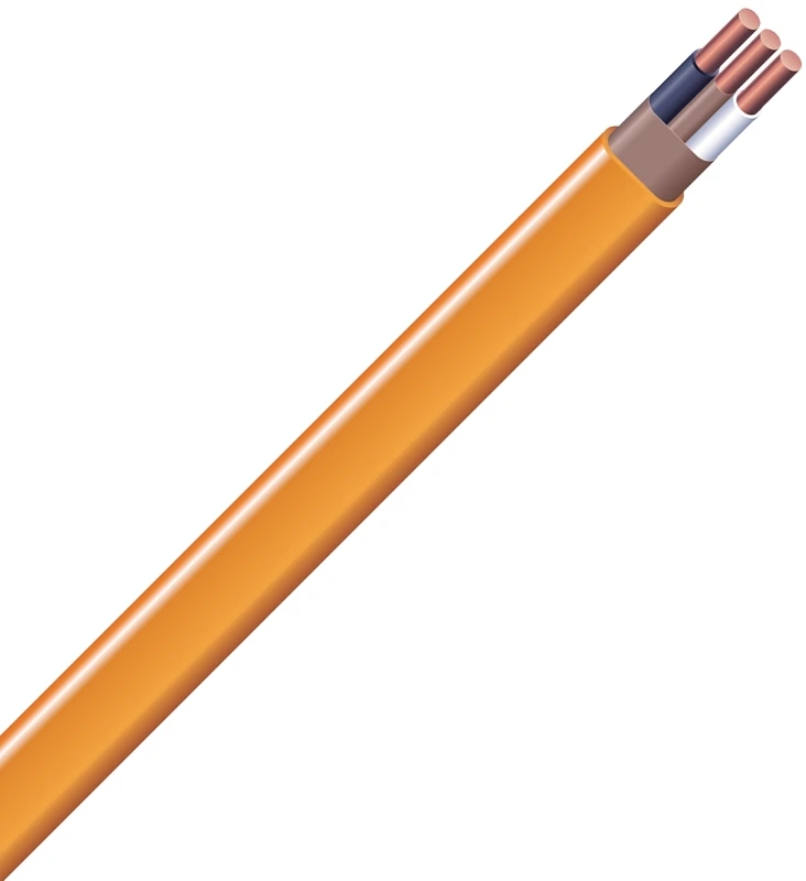 350 Ft. 10/2 Solid Orange Nm-b Electrical Wire - Ul Listed