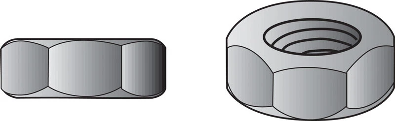 Hillman Stainless Steel USS Hex Nut 50 pk Hillman Stainless Steel USS Hex Nut 50 pk