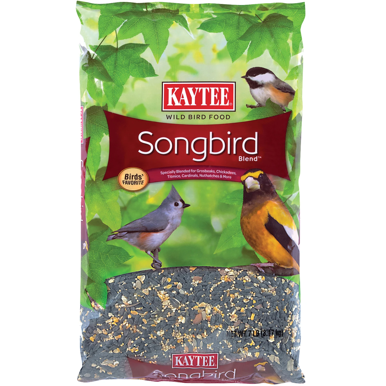 Songbird Blend Wild Bird Food Black Oil Sunflower Seed 7 Lb