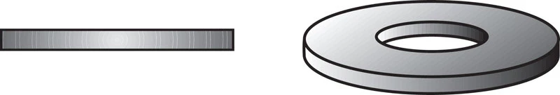 Hillman 1/4 In. Stainless Steel Flat Washer (100 Ct.)