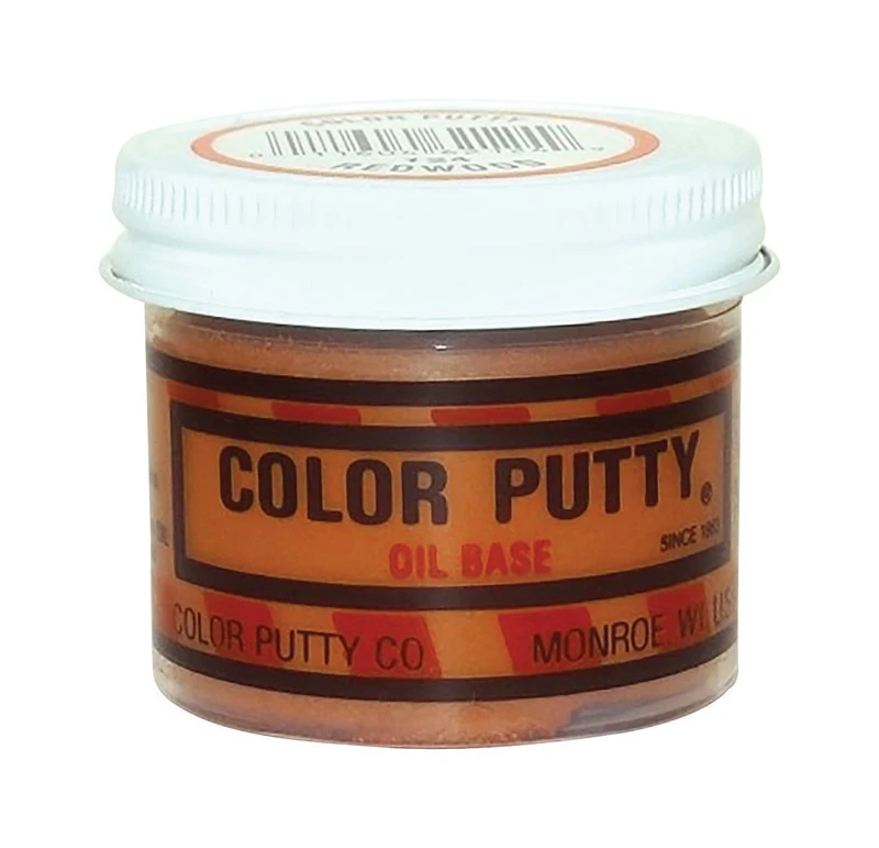 Wood Putty in Redwood Color, 3.68 Ounce Jar for Wood Repair and Filling