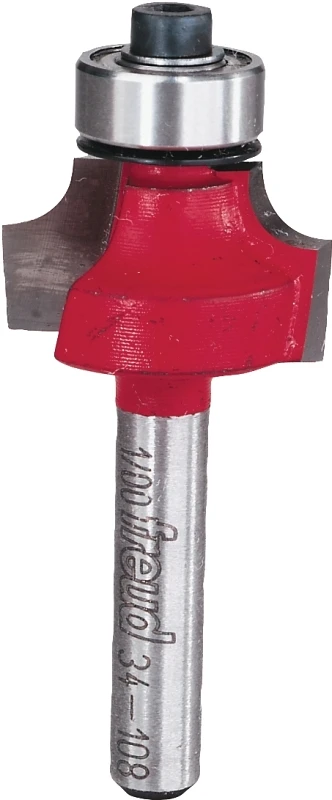 3/16 Inch Round-Over Router Bit for Woodworking and Carpentry