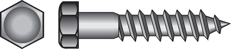 Hillman 1/2 In. x 3 In. Zinc Hex Lag Screw (50 Ct.)