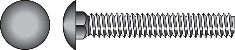 5/16 In. X 6 In. Zinc-plated Steel Carriage Bolt 50 Pk, Grade 2