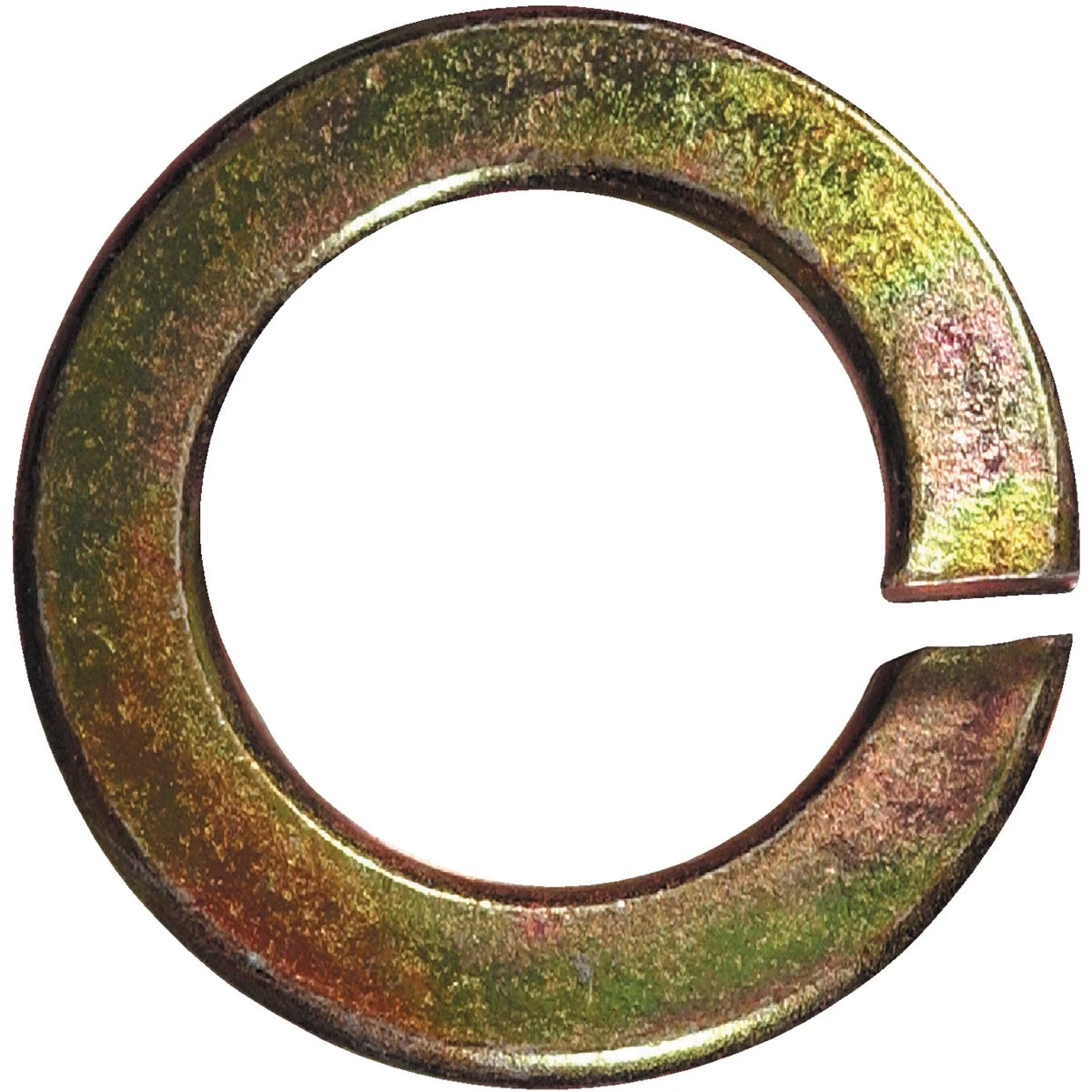 Split Lock Washers, Zinc-Plated Steel Yellow Dichromate, 5/8-In., 25-Pk.