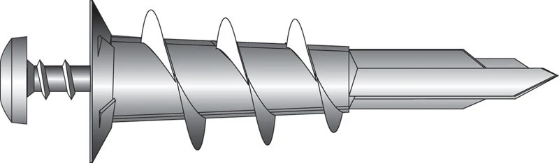 Scru 'N' Grip #6 Hollow-Wall Anchor, Plastic, 4-Pk.
