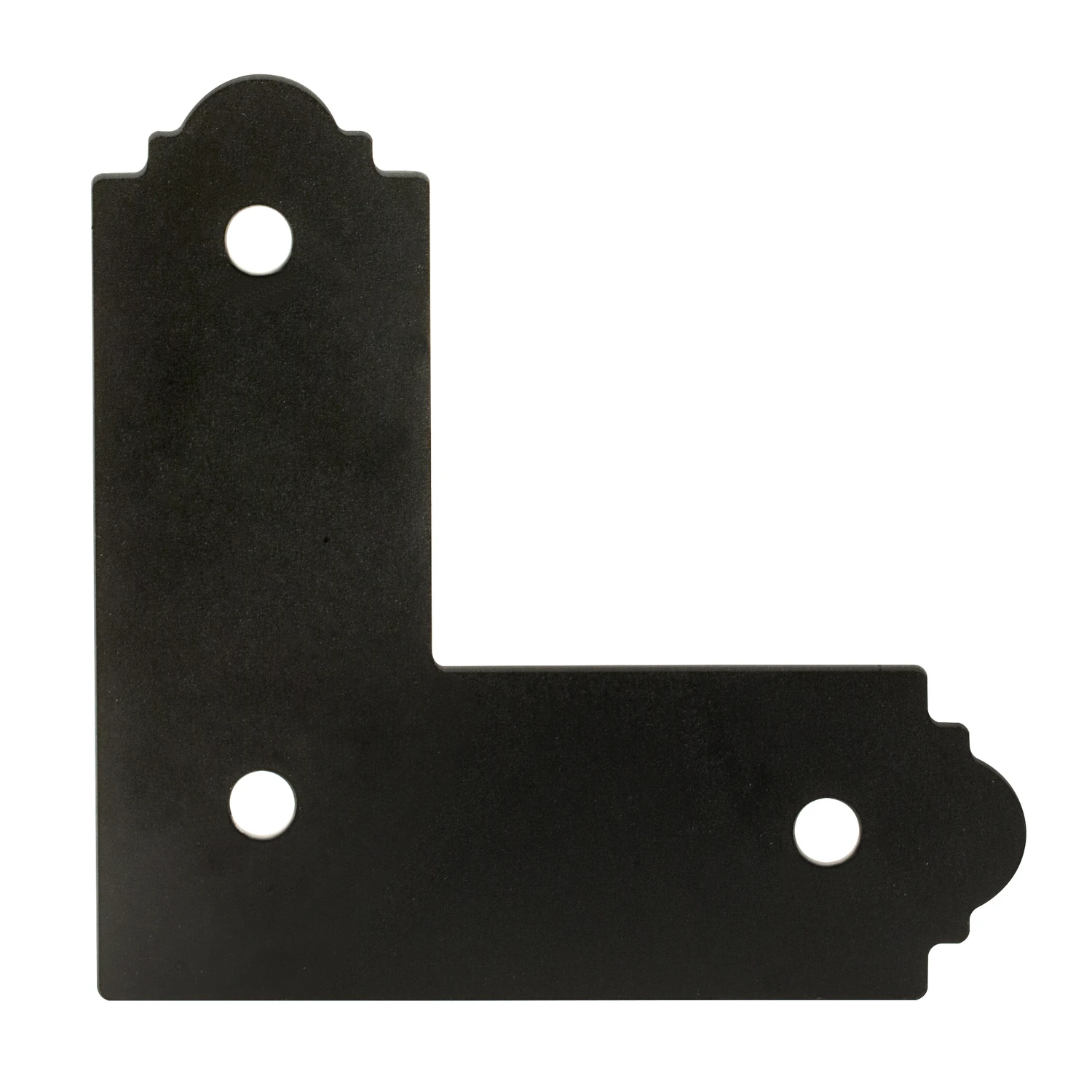Outdoor Accents L Strap, ZMAX Coated, Galvanized Steel, 4 x 4 In.