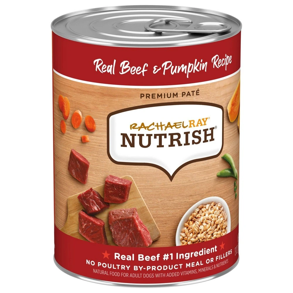 Real Beef & Pumpkin Recipe Wet Dog Food, 13-oz Can