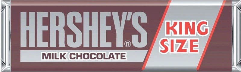 Hershey's King Size Milk Chocolate Candy Bar 2.6 oz.