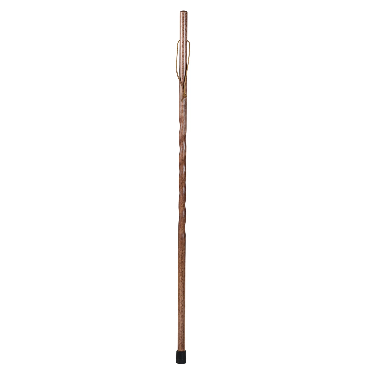 Walking Stick, Red Twisted Trekker, 48-In.