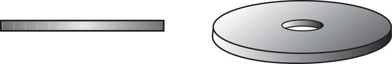 Hillman Stainless Steel 13/64 in. Fender Washer 100 pk Hillman Stainless Steel 13/64 in. Fender Washer 100 pk