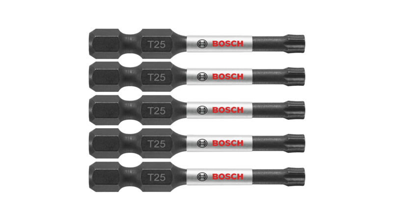 Impact Tough Power Bit, #25 Torx, 2 In., 5-Pk.