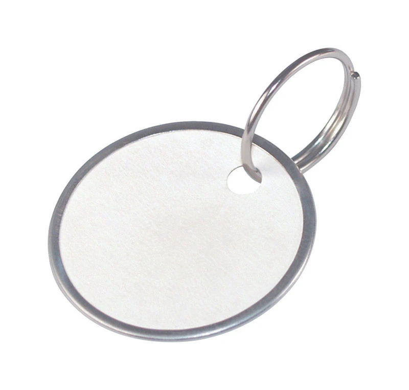 Hillman 1-1/4 D Metal White Labeling/ID Key Ring Hillman 1-1/4 D Metal White Labeling/ID Key Ring