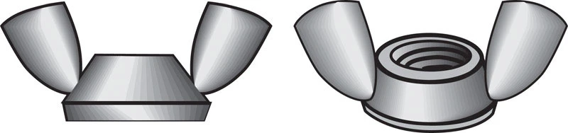 Hillman 5/16 5/16 in. Stainless Steel SAE Wing Nut 50 pk Cold Forged