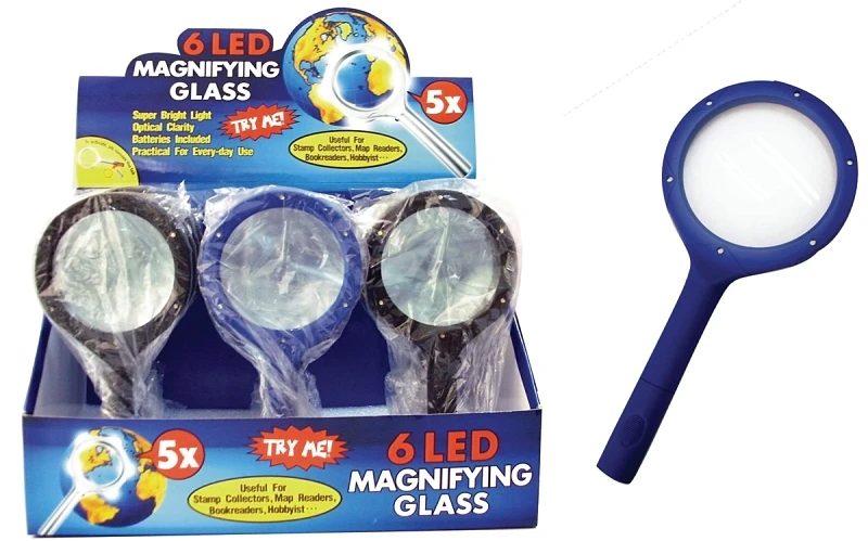 LED Lighted Magnifier Glass