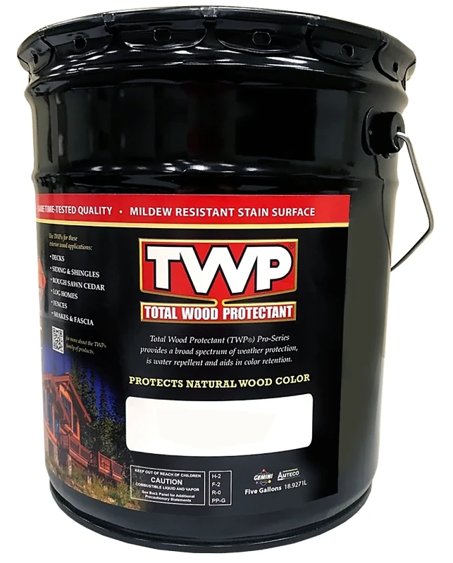 Twp100 Pro Series Semi-transparent Wood Protectant Deck Stain, Cedartone, 5 Gallon