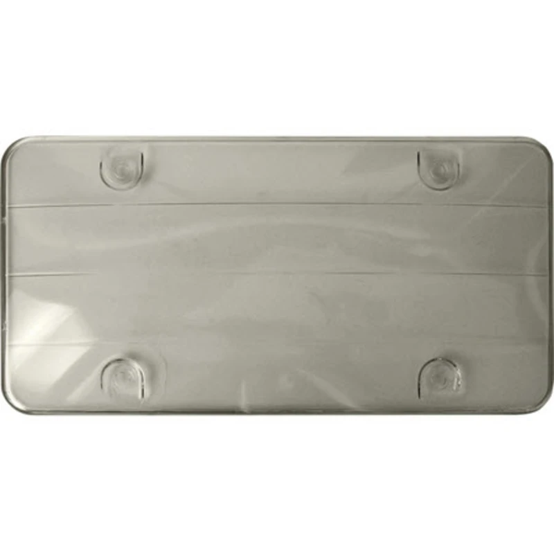 Black Polycarbonate License Plate Cover - Model 92516
