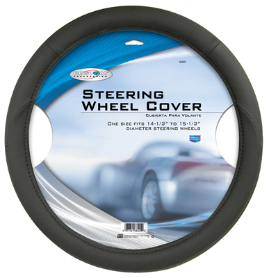 Steering Wheel Cover, Black Foam, One Size