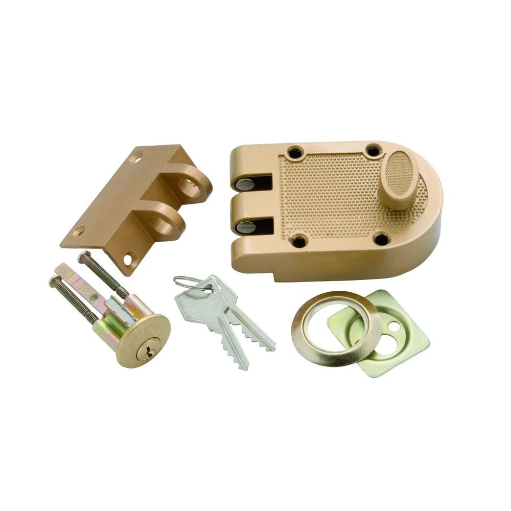 Single Cylinder Interlocking Deadbolt with Double Cylinder Lock