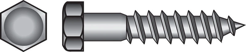 Hillman Zinc Hex Lag Screw
