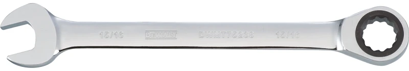Sae Ratcheting Combination Wrench, Long-panel, 15/16 In. - Dwmt75238osp
