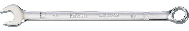 Metric Combination Wrench, Long-panel Design, 10mm, Full Polish Chrome