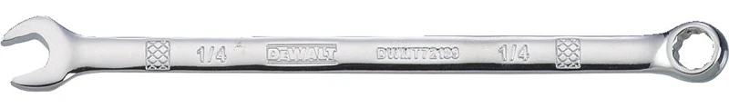 1/4-inch Long-panel Combination Wrench With Anti-slip Grip