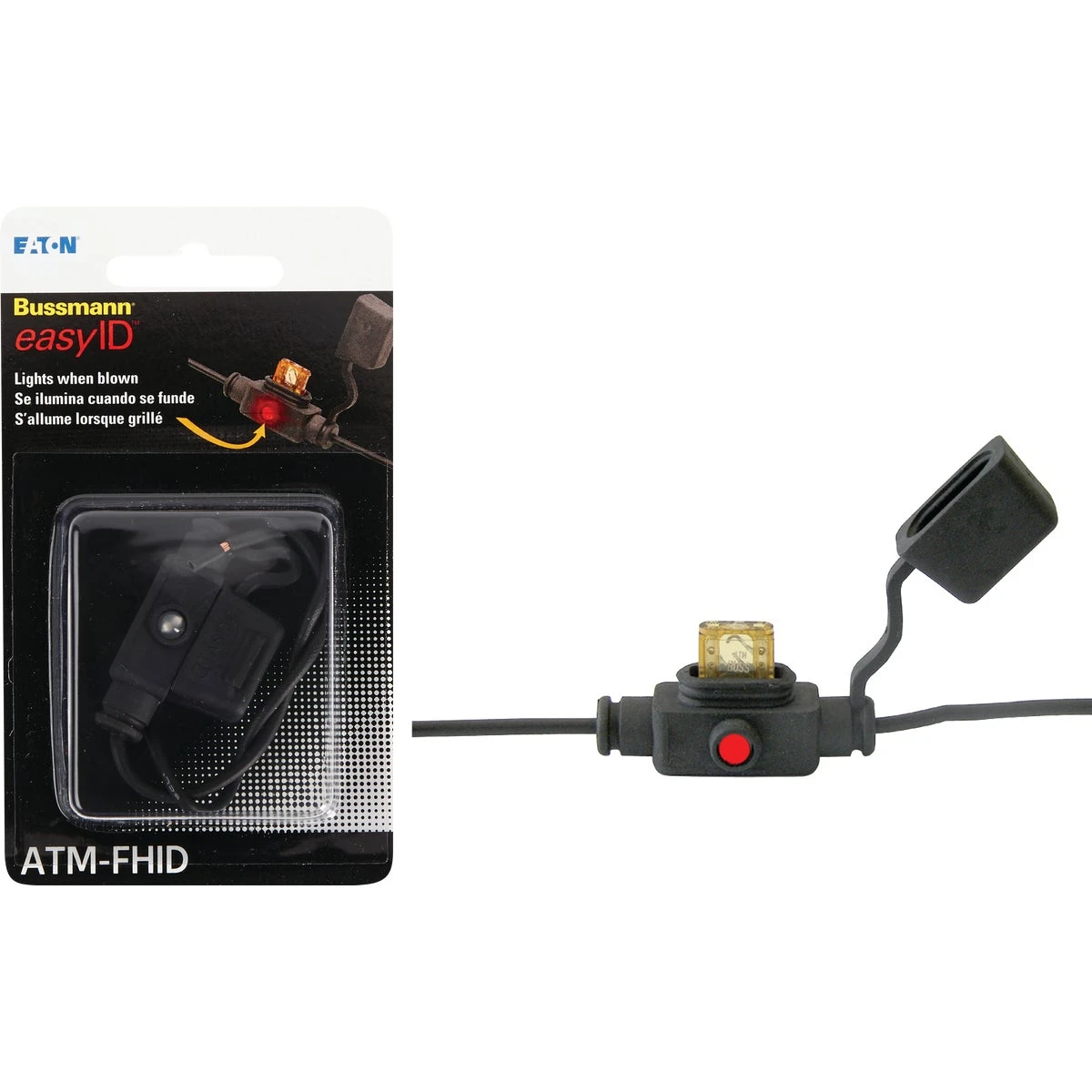 20-amp #16 Easy Id Illuminating Atm Blade Fuse Holder With Led Indicator