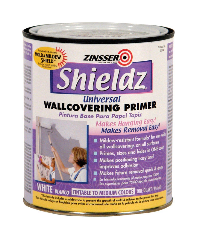 Shieldz Universal Wallcovering Primer, 1 Quart - Mildew Resistant