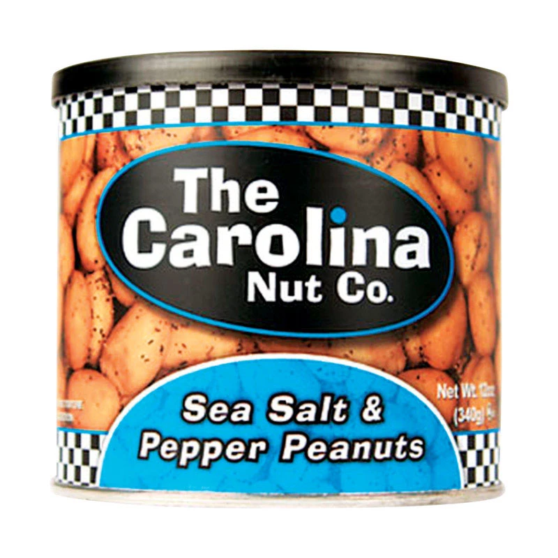 12 Oz. Sea Salt & Pepper Peanuts - Gourmet Snack