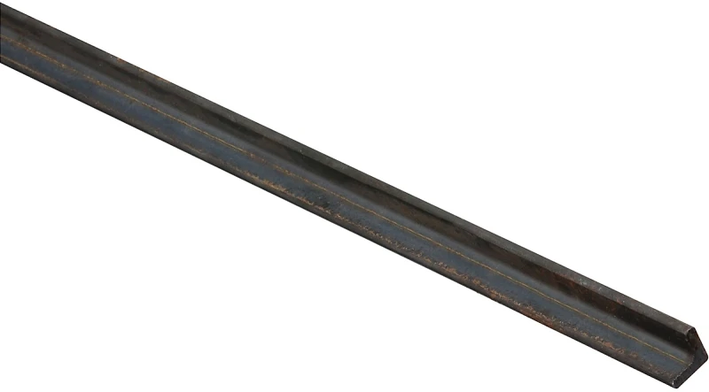 Plain Steel Solid Angle, One Half Inch by Forty Eight Inches by One Eighth Inch