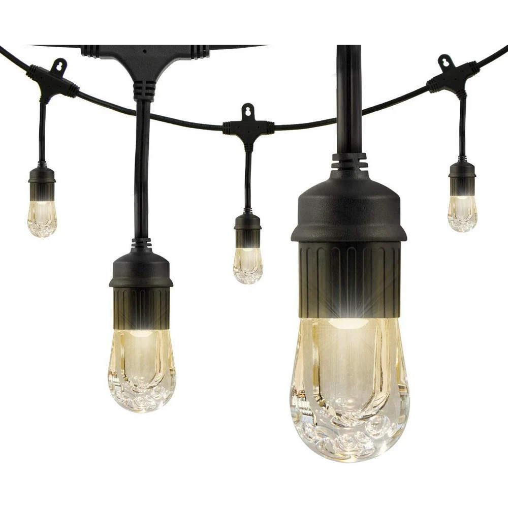 LED Cafe Lights, 12-Bulb Set, 24 Ft.