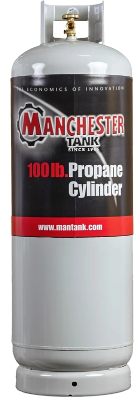 100 Lb. Vertical Cylinder Propane Tank With Handle-ez Design And Dot Approval
