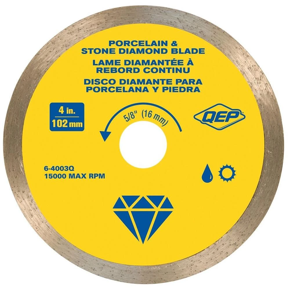 Premium 4 Inch Diamond Blade for Wet or Dry Cutting Porcelain and Ceramic Tile