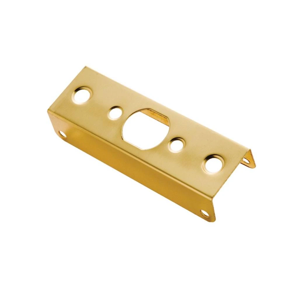 Door Edge Guard in Polished Brass Finish for 1 and 3/8 Inch Doors