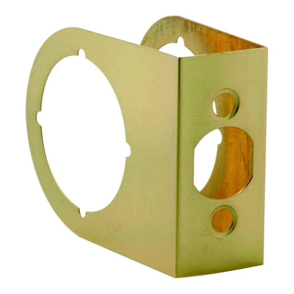 3-inch Polished Brass Door Reinforcer For 1-3/8-inch Thick Doors - Model 2035-pb