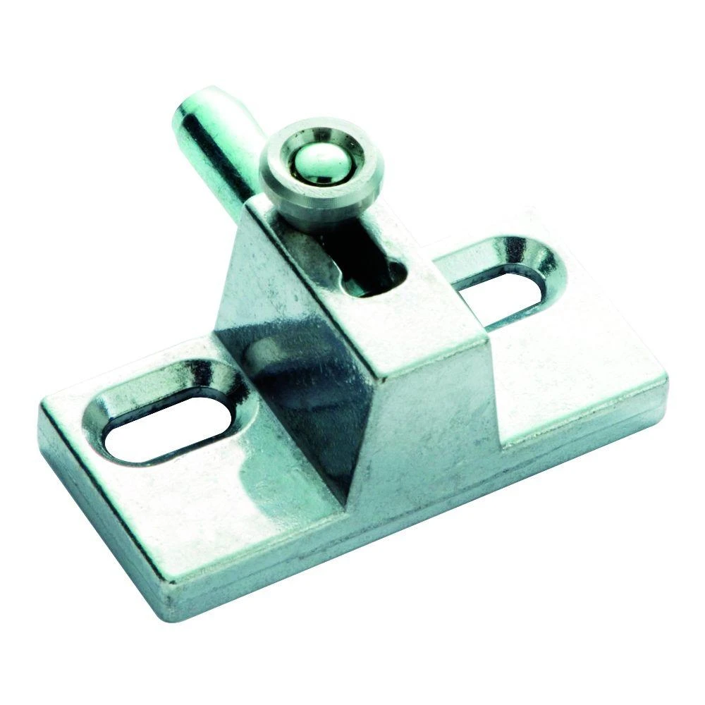 Chrome Patio Door Screw Lock With Slide-in Action - Model 1978