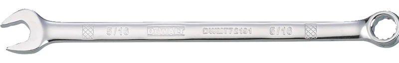 Long-panel Combination Wrench, 5/16 Inch, Anti-slip Design