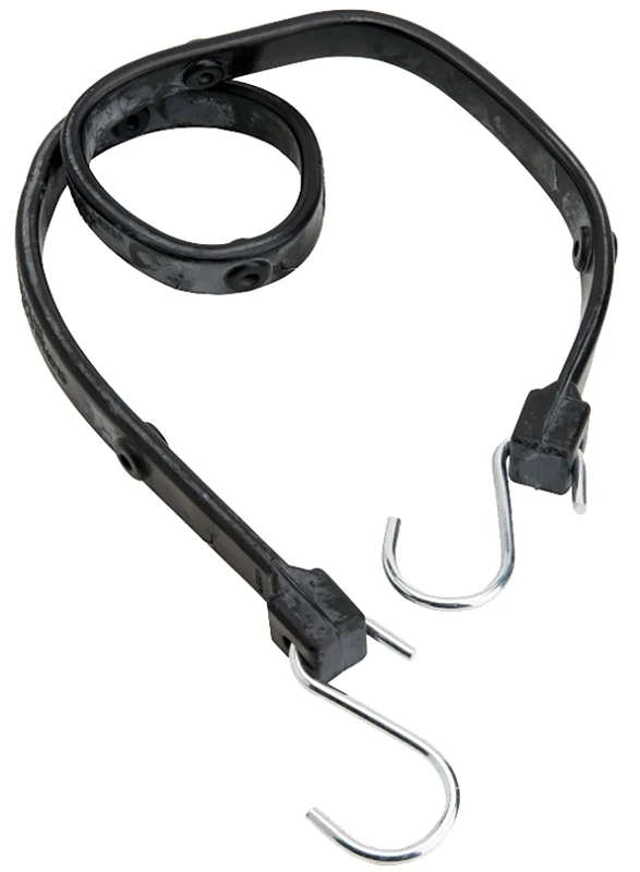 Versa-strap Adjustable Epdm Rubber Tie Down, 34-inch With Zinc Plated Hooks