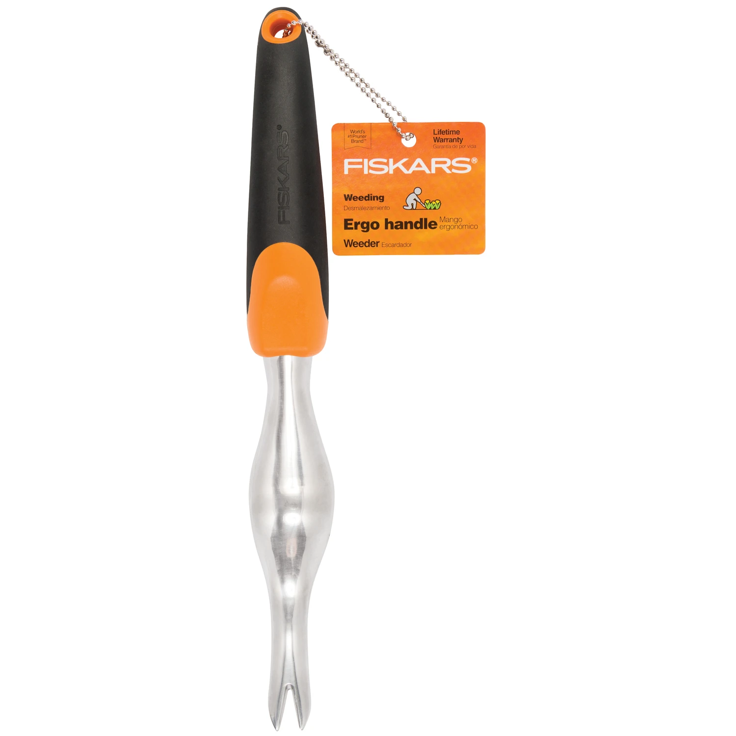 12.5 In. Ergo Weeder Tool With Softgrip Handle And Rust-resistant Aluminum Head